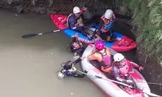 Korban Hanyut di Sungai Ciliwung Ditemukan di Bawah Jembatan Balai Binarum