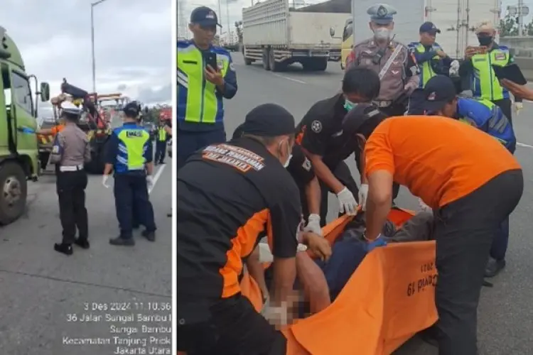 Sopir Truk Ditemukan Meninggal di Tol Wiyoto Wiyono, Penyebab Kematian Masih Diselidiki