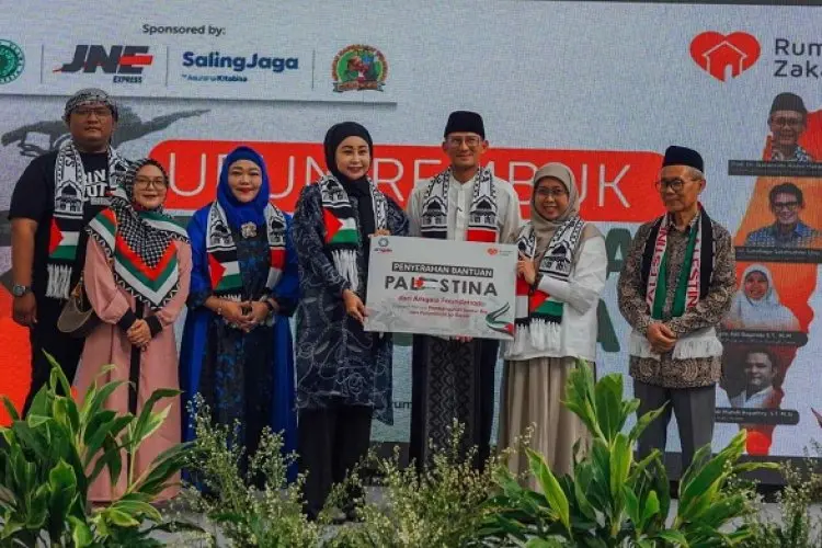 Amgala Foundation Serahkan Bantuan Sumur Bor untuk Palestina