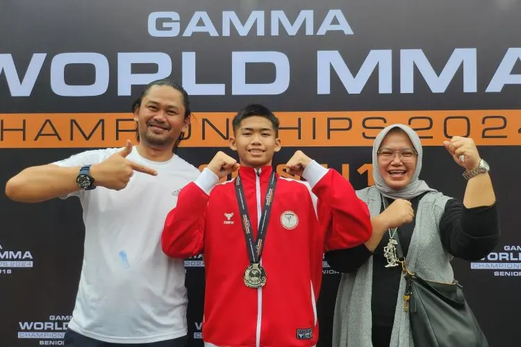 Keren, Pelajar Kota Bogor Jadi Juara 2 Gamma World MMA Championship 2024 U-18