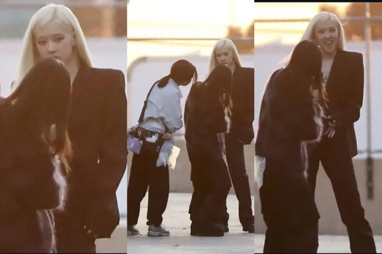 Berada di Lokasi Syuting, Rose BLACKPINK dan Bruno Mars jadi Pasangan untuk MV Lady Gaga?