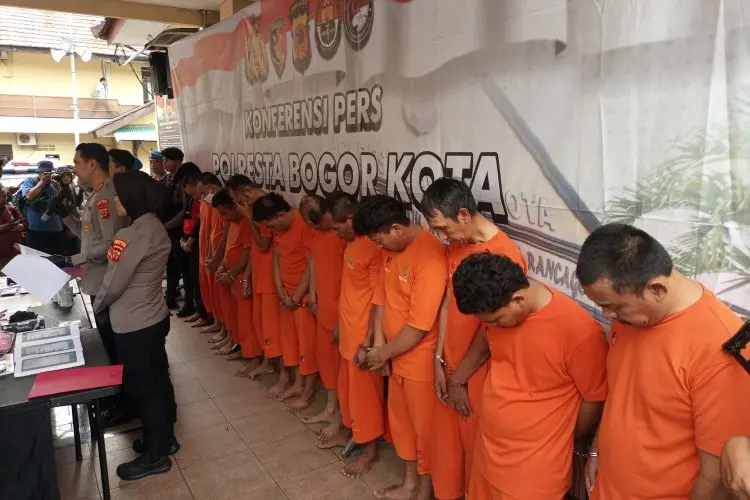 Polresta Bogor Ringkus Komplotan Spesialis Curanmor Lintas Daerah