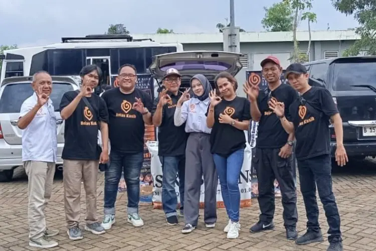 Sponsori Kejurnas Baris Berbaris, Belas Kasih Perkenalkan Diri kepada Pelajar