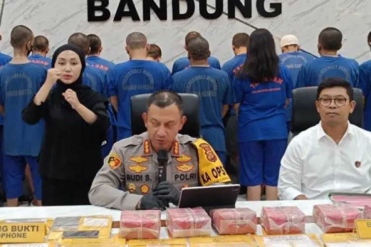 9 Kilogram Sabu Siap Edar Diamankan Satresnarkoba Polrestabes Bandung