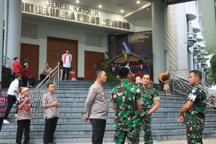Danrem Surya Kencana dan Kapolres Bogor Pastikan Keamanan Ibadah Natal 2024 