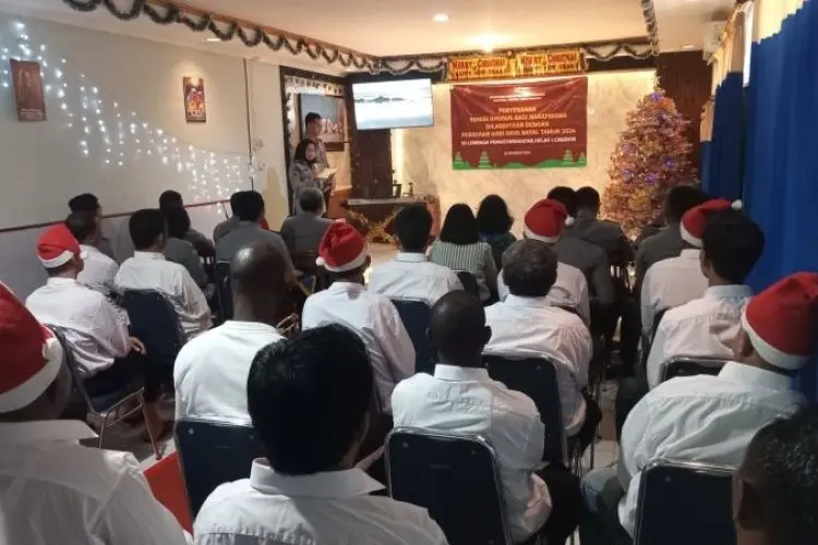 Belasan Napi Lapas Kesambi  Cirebon Terima Remisi Natal