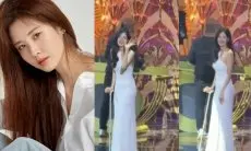 Mengalami Cedera saat Syuting Drama, Seohyun Gunakan Tongkat Penyanggah saat jadi MC KBS Drama Awards