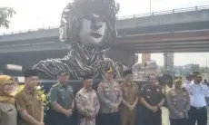 Dibuat dari 700 Knalpot Brong, Begini Pesan Tersirat dari Monumen Keselamatan di Simpang Tol Padalarang yang Diresmikan Kapolres Cimahi 