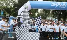Ahmad Mujani Hadiri Gelaran DH Run 2025 di Gedung Sate, Ikut 'Ngaspal' Hingga 5 Kilometer