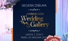 Gelaran Perdana di Bogor, Harris Hotel CCM Gelar Wedding Gallery Mulai Rabu Lusa