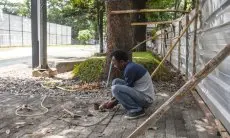 Belum Kelar, DPKP Kota Bandung Berlakukan Denda Kontraktor Taman Ciujung