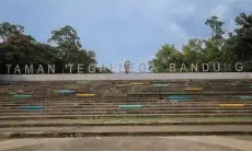 DPKP Lakukan Perbaikan Taman Rusak Ulah Koin Jagat