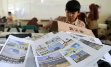 FOTO: Kegiatan Siswa Membuat Maket Perjalanan Nabi di Gebyar Isra Miraj