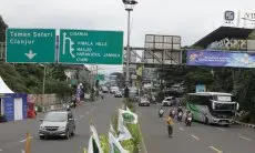 Arus Lalu Lintas ke Arah Puncak Menurun jika Bandingkan Hari - hari Sebelumnya