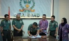 Ditajenad-JNE Perpanjang Kerja Sama Distribusi Surat Dinas TNI AD ke Seluruh Tanah Air