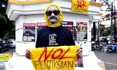 FOTO: Aksi Hari Primata Indonesia di Bandung