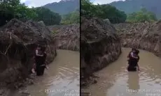 Miris! Gegara Warisan, Satu Keluarga di Samosir Harus Terjebak di Rumahnya hingga Akses Jalan Diputus