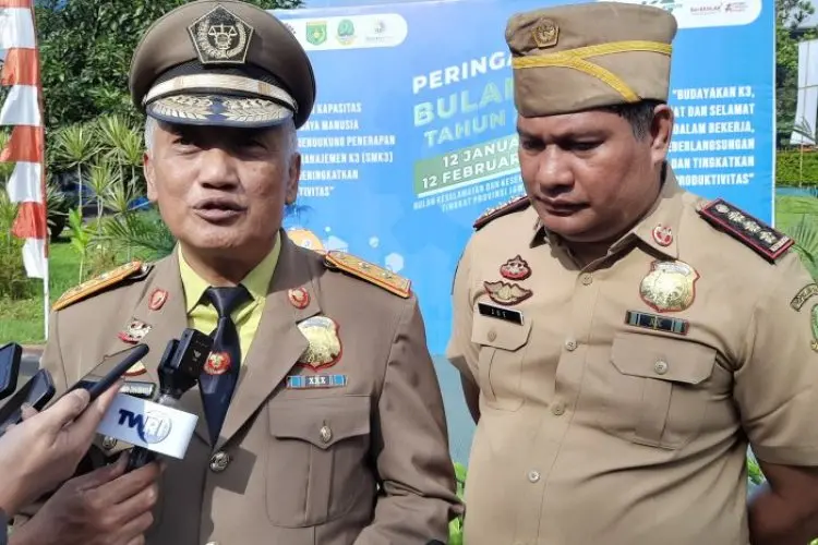Gelar Apel Bulan K3, Disnakertrans Jabar Kembali Ingatkan Mitigasi Kecelakaan Kerja