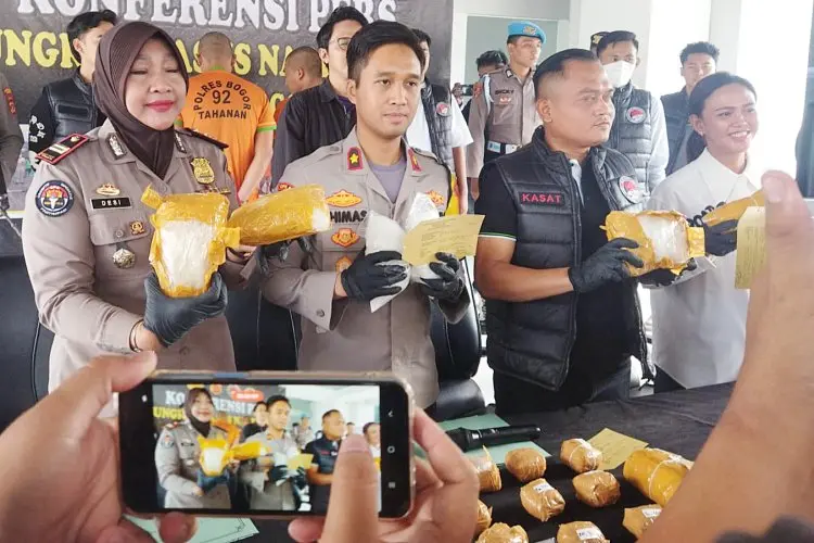 Polres Bogor Ungkap Peredaran Sabu Senilai Rp 7,1 Miliar