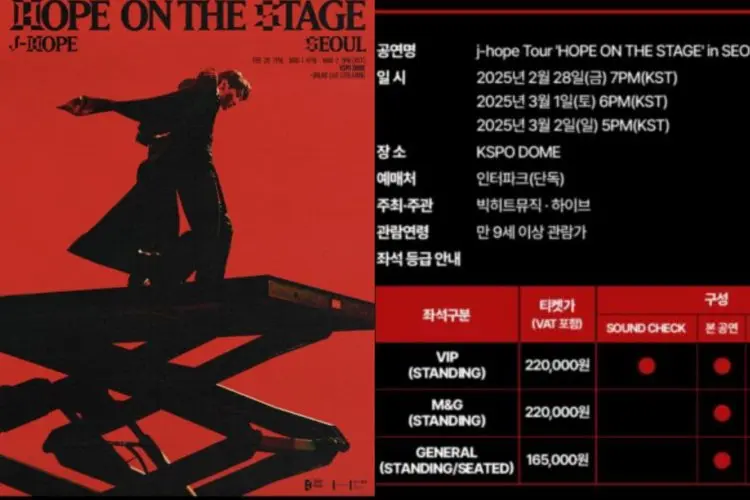 Paling Murah Rp1,8 Juta, Harga Tiket Konser Solo J-Hope BTS Tuai Beragam Reaksi