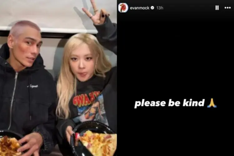 Evan Mock Dibanjiri Komentar Kebencian Setelah Dirumorkan Kencan dengan Rose BLACKPINK
