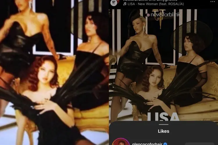 Foto Bocor Sebelum Dirilis Resmi, Lisa BLACKPINK Berkolaborasi dengan Doja Cat
