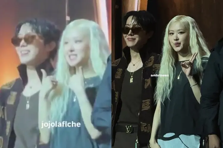 Manggung Bareng di Paris, Interaksi J-Hope BTS dan Rose BLACKPINK jadi Sorotan