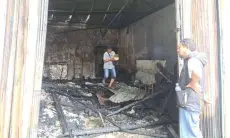 Lima Toko di Kedunghalang Terbakar, Pemadaman Butuh Waktu 1,5 Jam