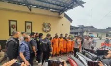 Dalam Dua Pekan Satreskrim Polres Cimahi Amankan 12 Kendaraan Roda 2 dari 9 Pelaku Curanmor