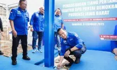 AHY Bersamai Momen Bersejarah DPD Demokrat Jabar