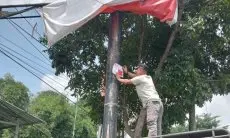 Puluhan Reklame Tak Berizin di Soreang hingga Banjaran Ditertibkan Satpol PP Kabupaten Bandung