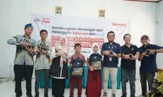 Telkomsel Salurkan Bantuan Tas Sekolah Hasil Penukaran 1 Juta Telkomsel Poin dan uCoin by.U
