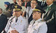 Sertijab, M Farhan Sampaikan Apresiasi Kepada Pj Wali Kota Bandung A Koswara