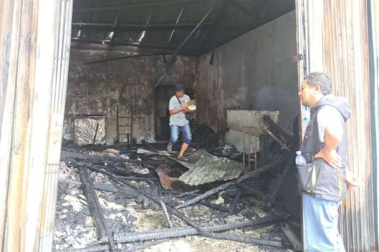 Lima Toko di Kedunghalang Terbakar, Pemadaman Butuh Waktu 1,5 Jam
