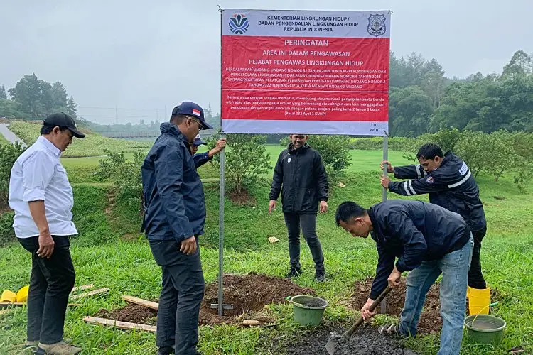Alih Fungsi Danau Lido Disegel Kementerian Lingkungan Hidup
