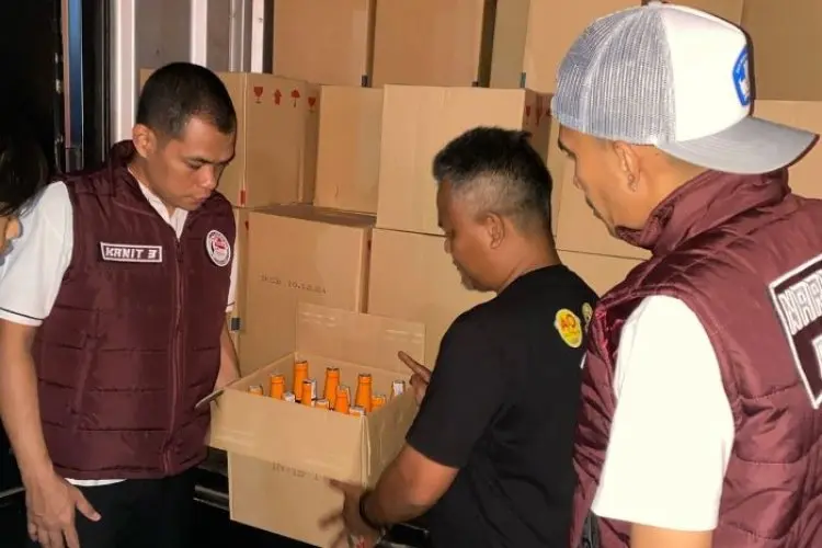 Operasi Cipta Kondisi, Sat Res Narkoba Polresta Bandung Amankan Ribuan Botol Miras