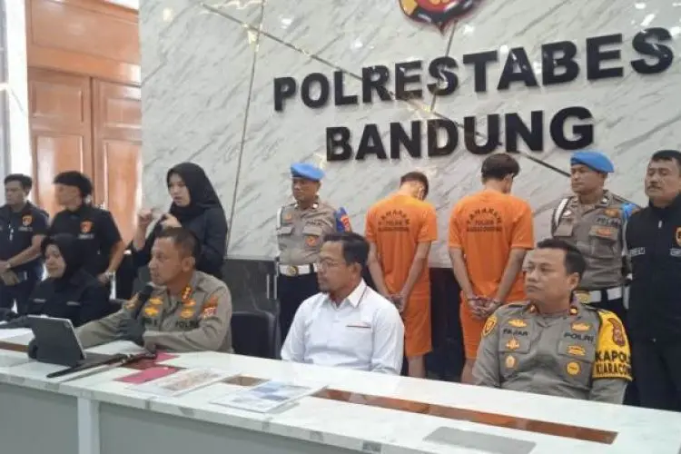 Dua Pelaku Pembegalan di Jalan Soma Kiaracondong Ditangkap Aparat Polrestabes Bandung