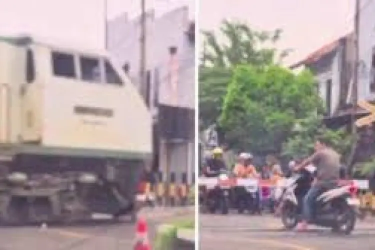Viral Pria Diduga Sengaja Berhenti di Perlintasan hingga Tewas Tertabrak Kereta Api di Probolinggo