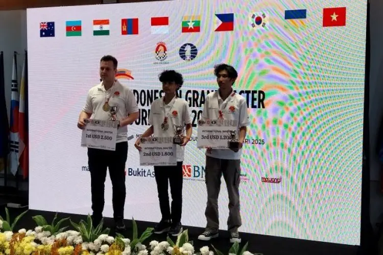 2 Pecatur Indonesia Tampil Gemilang di Indonesian Grandmaster Tournament 2025