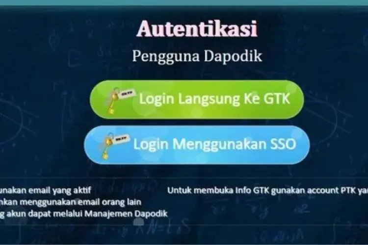 Panduan Login Info GTK untuk Guru dan Tenaga Kependidikan