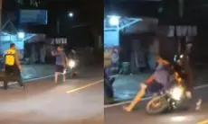 Aksi Heroik! Pengendara Motor Tabrakkan Diri demi Lumpuhkan Pria Mabuk Bersenjata