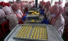 FOTO: Permintaan Kue Kering untuk Lebaran di JNC Cookies Melonjak