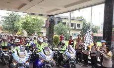 Polresta Cirebon Gelar Apel Kesiapan Tim Motoris Ops Ketupat Lodaya 2025