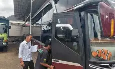 Jelang Arus Mudik Lebaran, Dishub KBB Mulai Lakukan Rampcheck ke Sejumlah Bus Pariwisata 