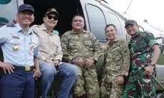 Gunakan Helikopter H225M Caracal, Rudy Susmanto Evaluasi Penanganan Bencana