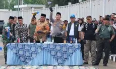 Belasan Ribu Botol Miras Dimusnahkan Polres Bogor, Ini Harapan Ketua DPRD Sastra Winara