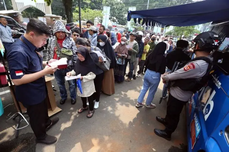 FOTO: Layanan Penukaran Uang Rupiah Keliling