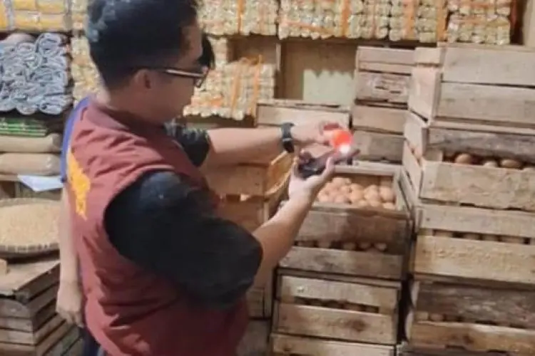 Polisi Cek Peredaran Telur Infertil