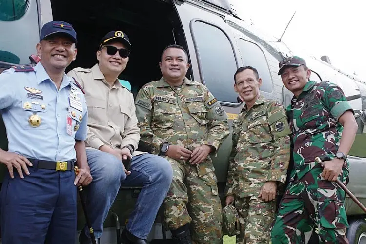Gunakan Helikopter H225M Caracal, Rudy Susmanto Evaluasi Penanganan Bencana