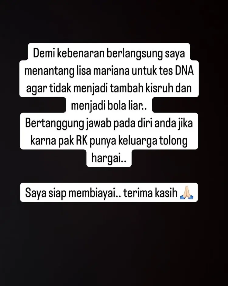 Kebohongan Lisa Dibongkar Teman Sendiri, Tes USG Buktikan Anaknya Bukan Anak Ridwan Kamil